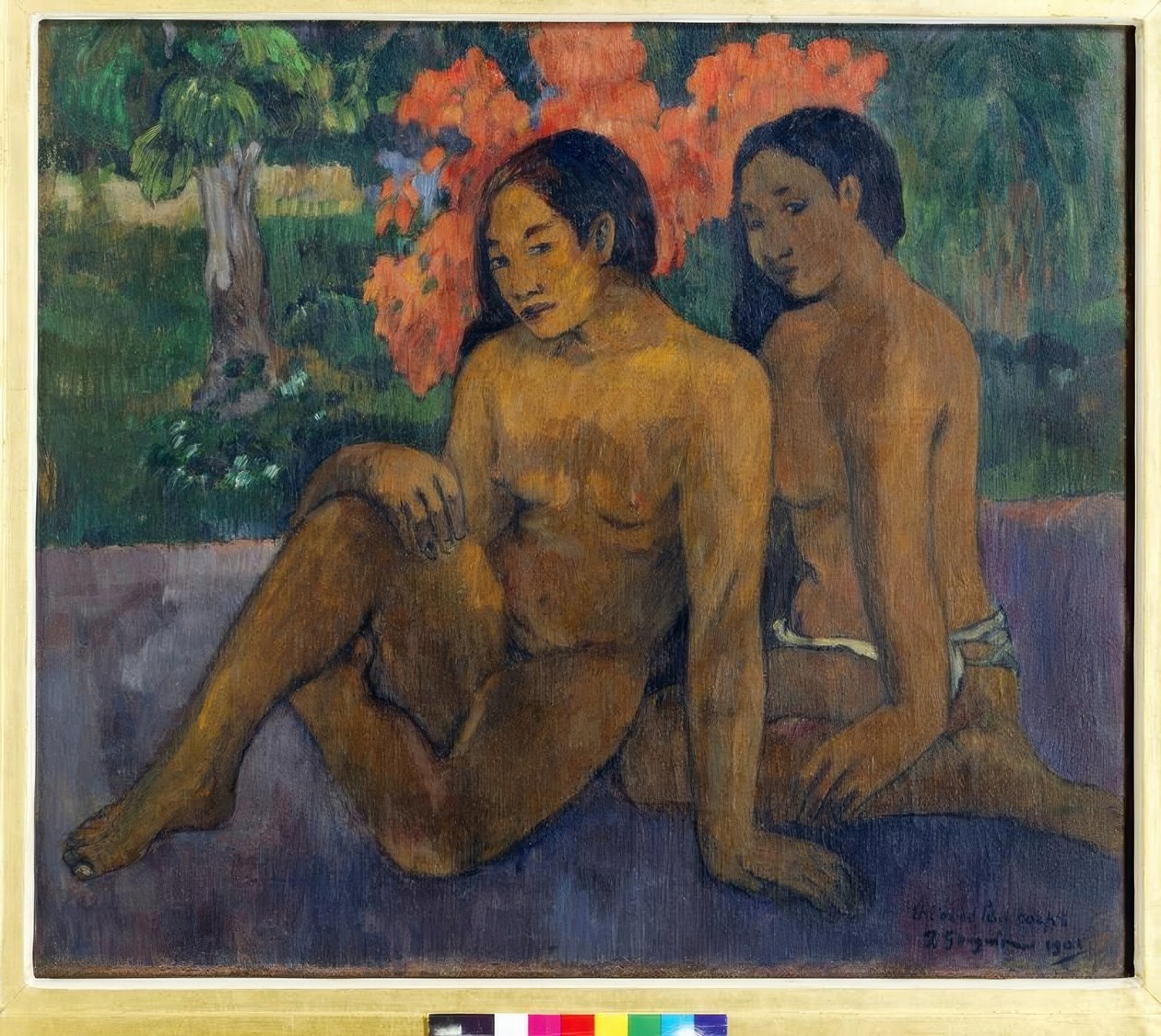 A złoto ich ciała autorstwa Paul Gauguin