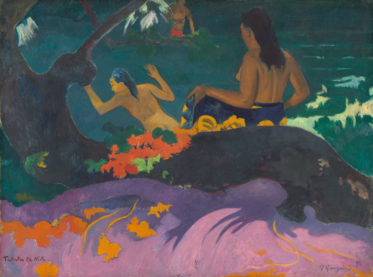 Nad morzem autorstwa Paul Gauguin