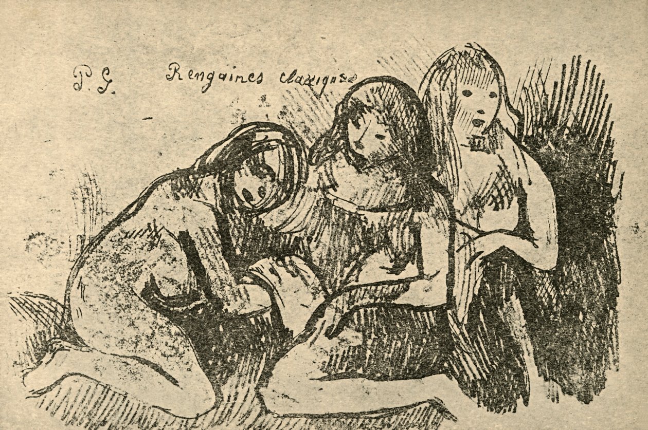 Figury, 1936 autorstwa Paul Gauguin
