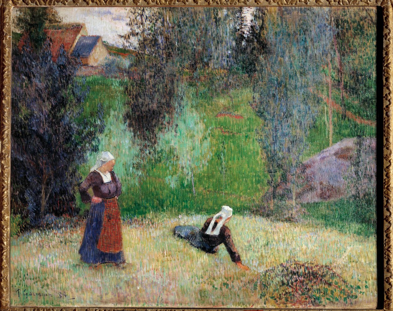 Pierwsze kwiaty Bretanii Malarstwo Paula Gauguina (1848-1903) autorstwa Paul Gauguin