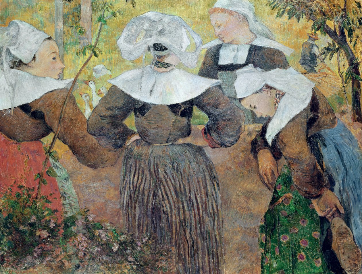 Cztery bretońskie kobiety, 1886 autorstwa Paul Gauguin