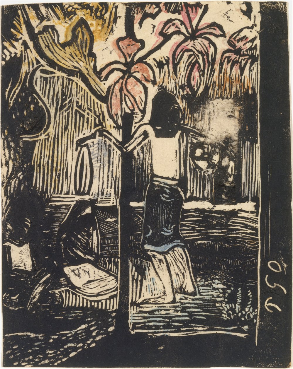 Zapach Noa Noa, mały blok, 1894-95., 1894-95. autorstwa Paul Gauguin