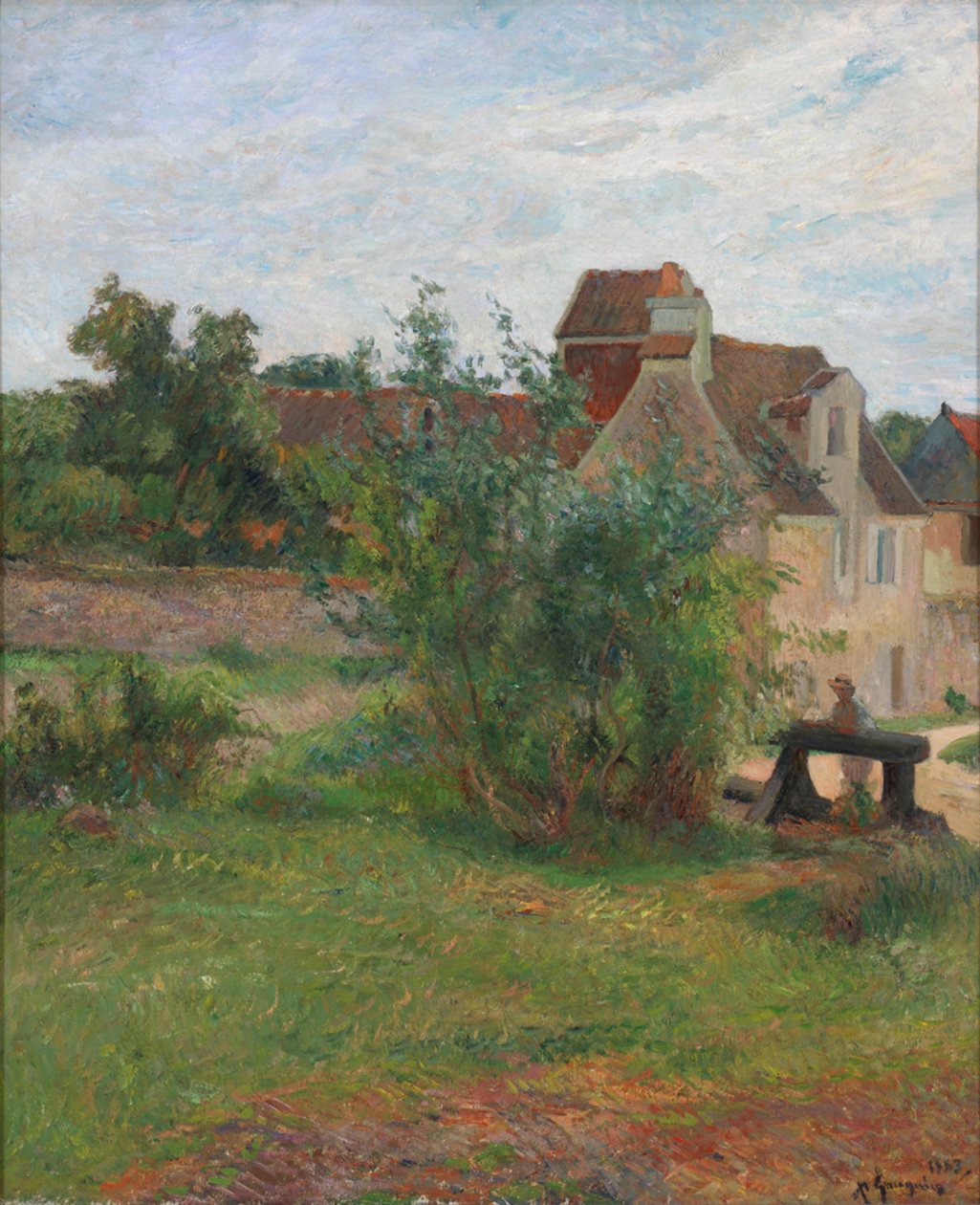 Francuski: La Ferme de Busagny à Osny Gospodarstwo Busagny, Osny autorstwa Paul Gauguin