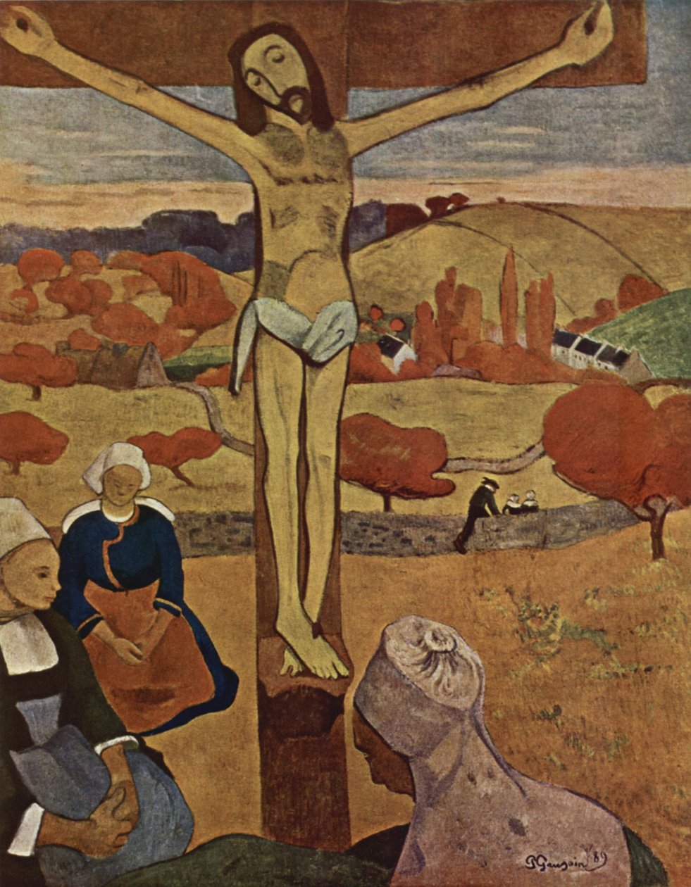 Francuski:  Le Christ jaune Żółty Chrystus autorstwa Paul Gauguin