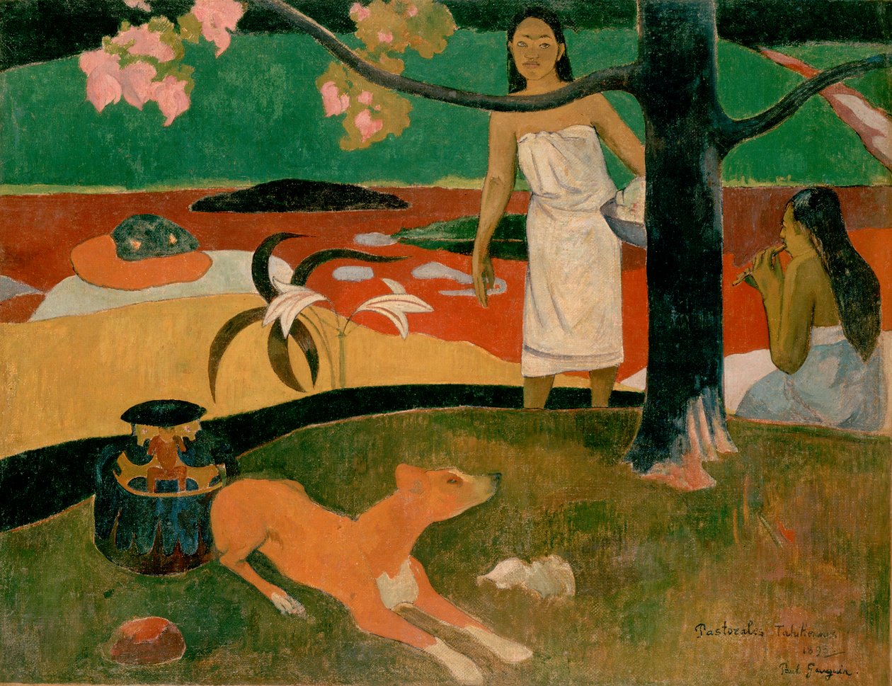 Francuski: Pastorales Tahitiennes Pastorales tahitiennes autorstwa Paul Gauguin
