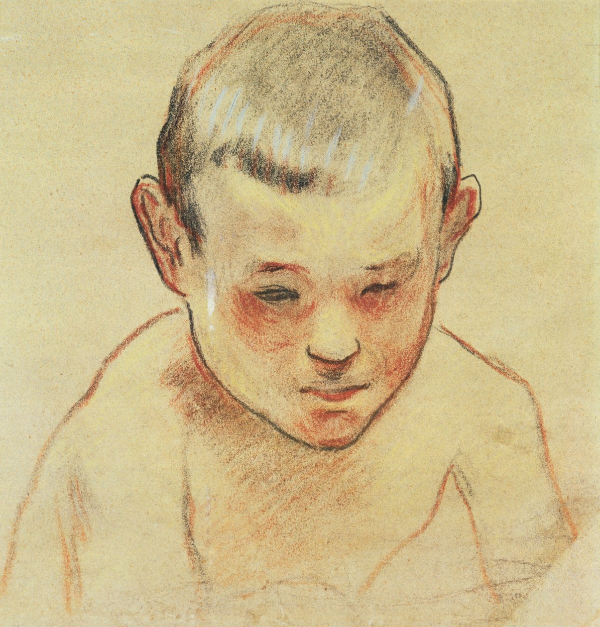 Głowa chłopca, ok. 1886-88 autorstwa Paul Gauguin