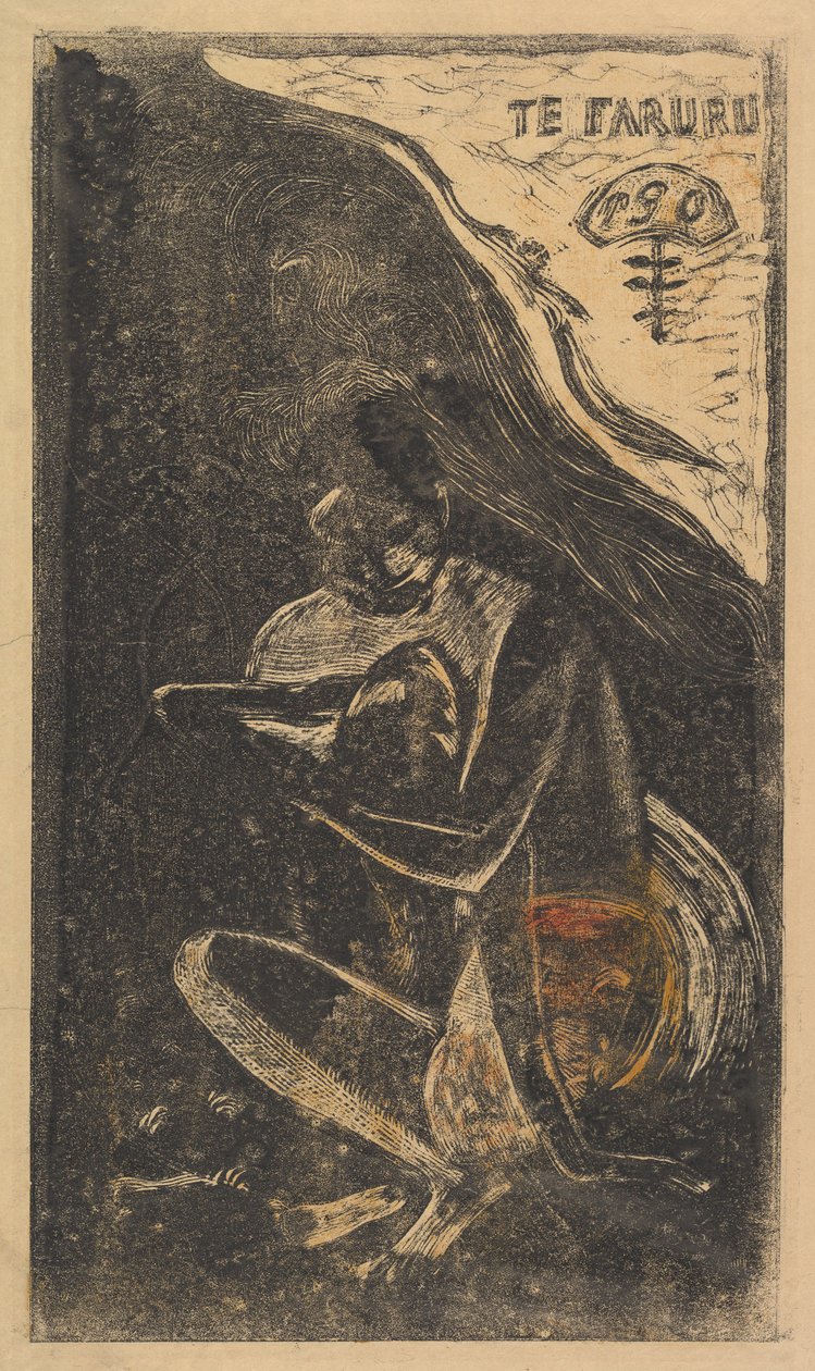 Here We Make Love Te Faruru, z perfum Noa Noa, 1893-94. autorstwa Paul Gauguin