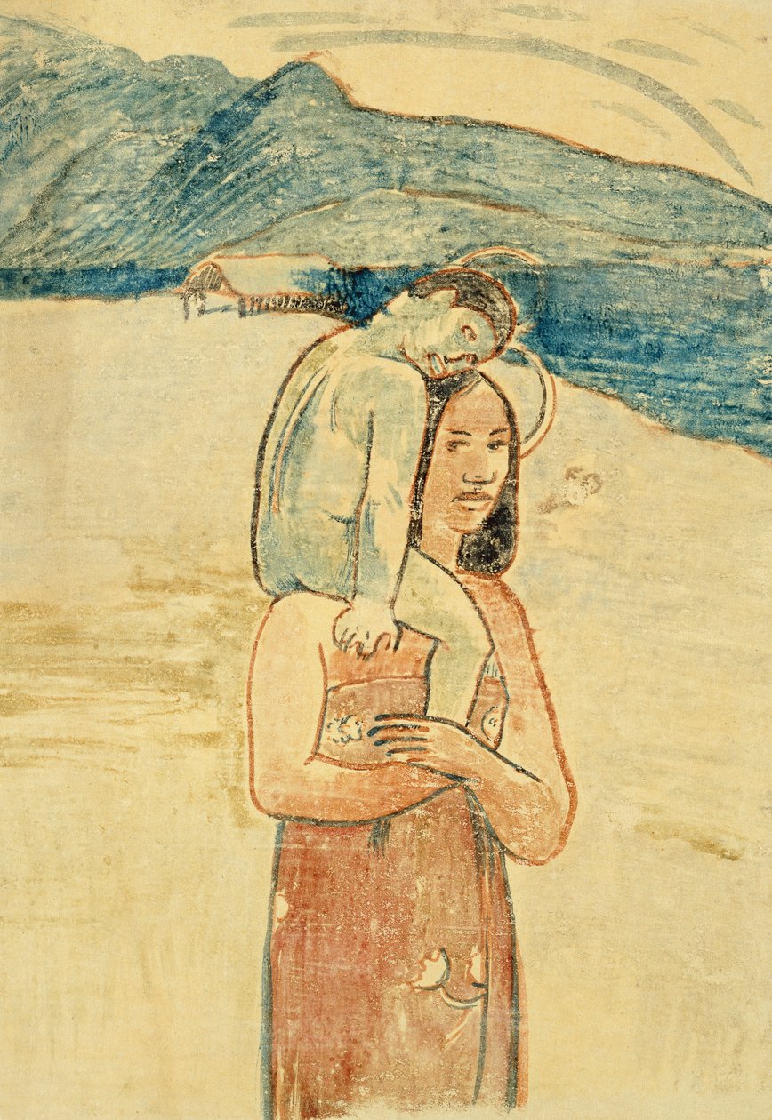Pozdrawiam Cię Maria, ok.1894 (lit) autorstwa Paul Gauguin