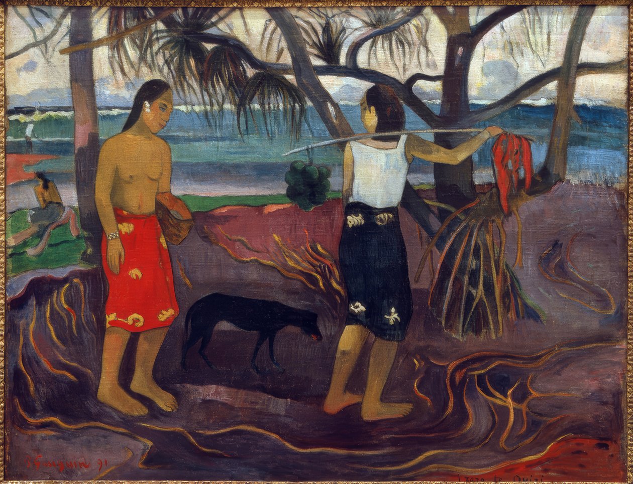 Pod dziko autorstwa Paul Gauguin