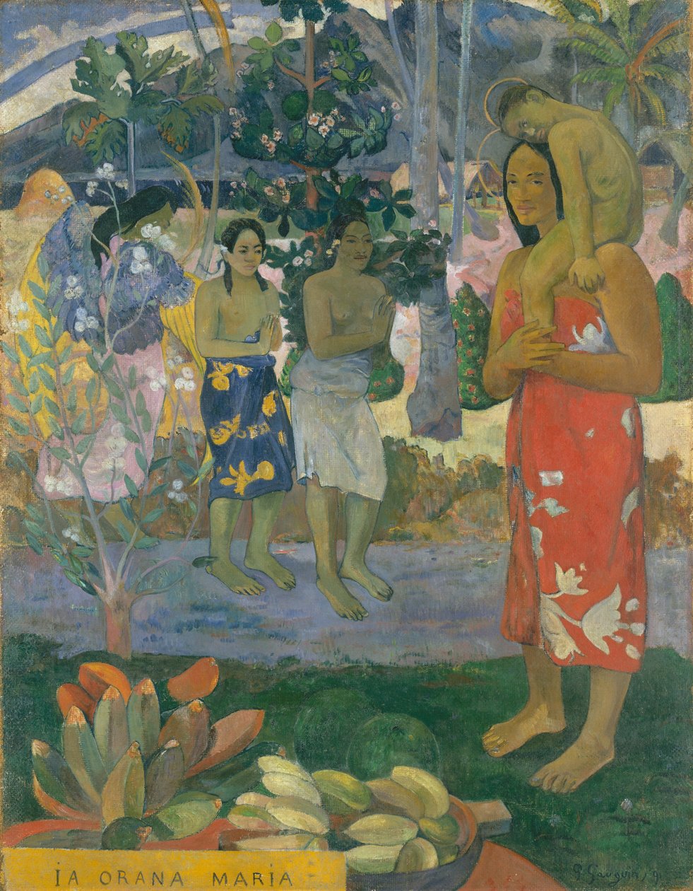 Zdrowaś Maryjo autorstwa Paul Gauguin