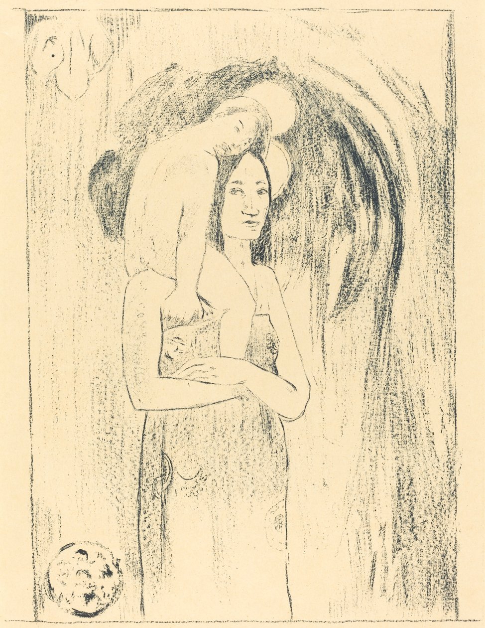 Ia Orana Maria (Pozdrawiamy Cię Maryjo) autorstwa Paul Gauguin