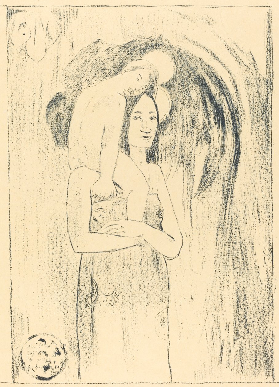 Ia Orana Maria Pozdrawiamy Cię, Maryjo, ok. 1930 r. 1894. autorstwa Paul Gauguin