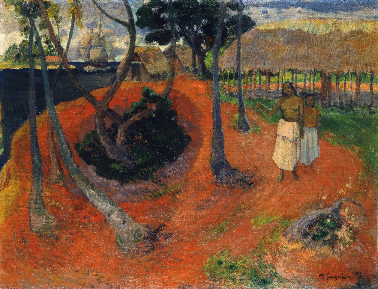 Idylla na Tahiti autorstwa Paul Gauguin