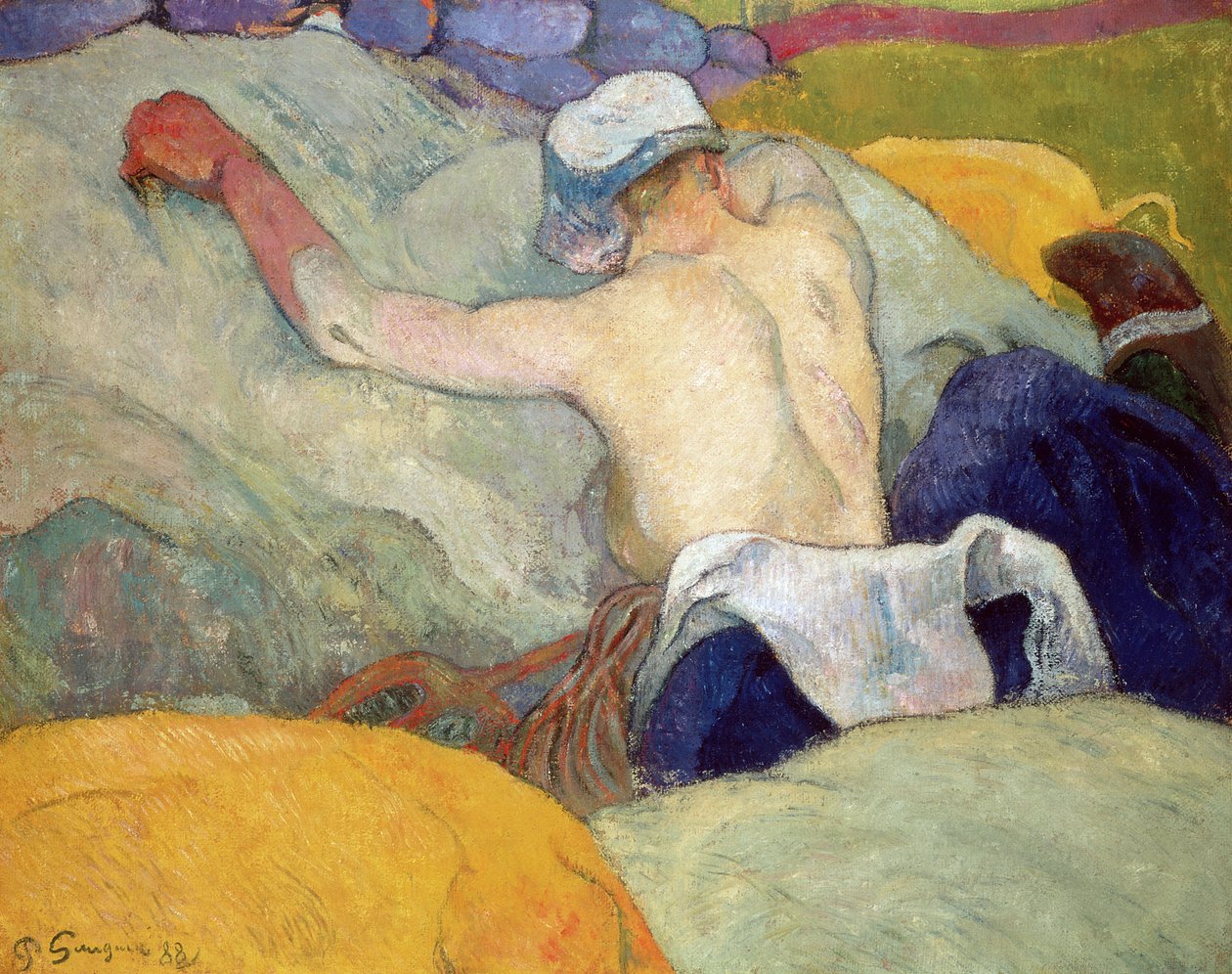 W upale, czyli świnie, 1888 autorstwa Paul Gauguin