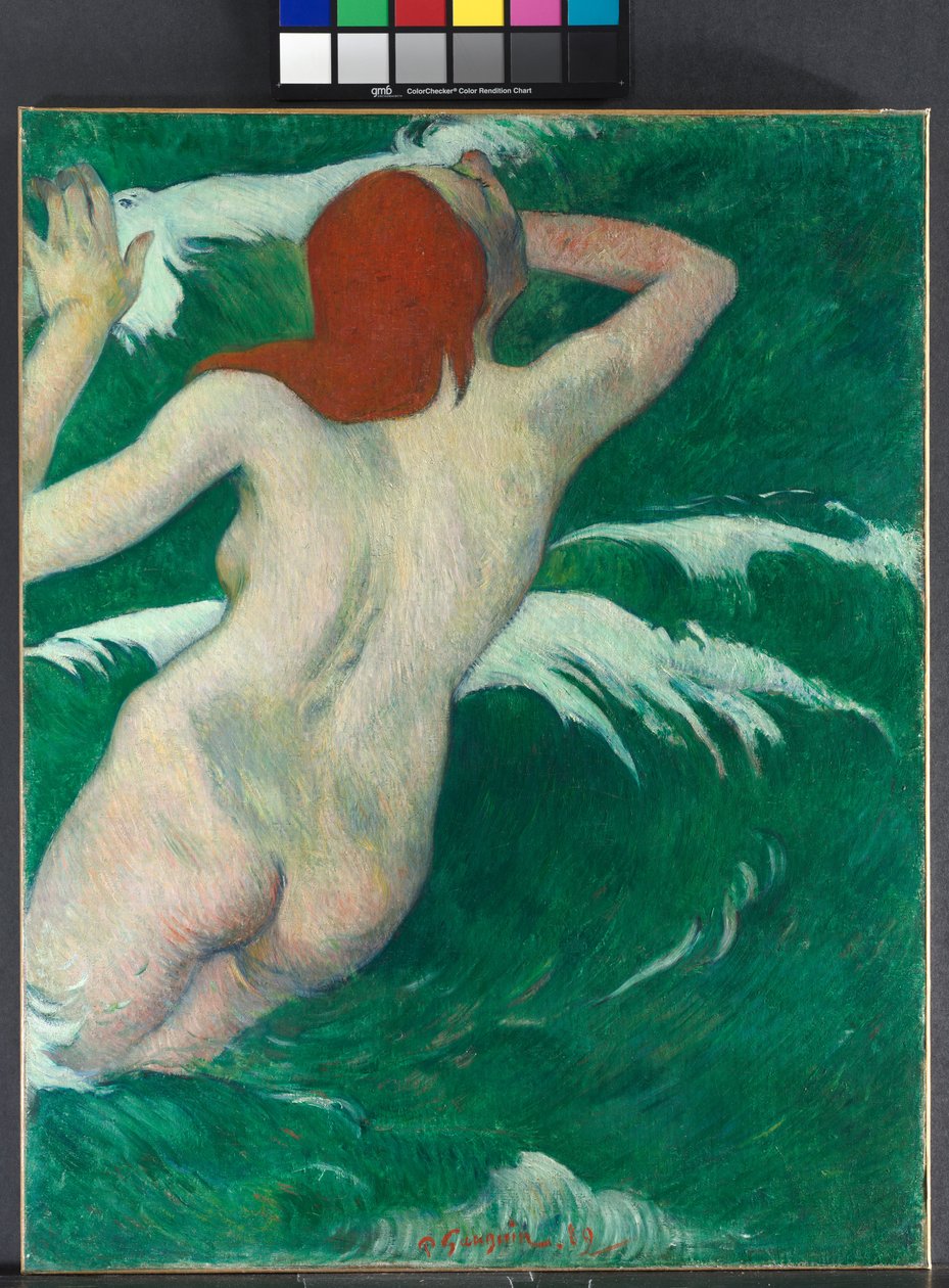 Na falach, 1889 autorstwa Paul Gauguin