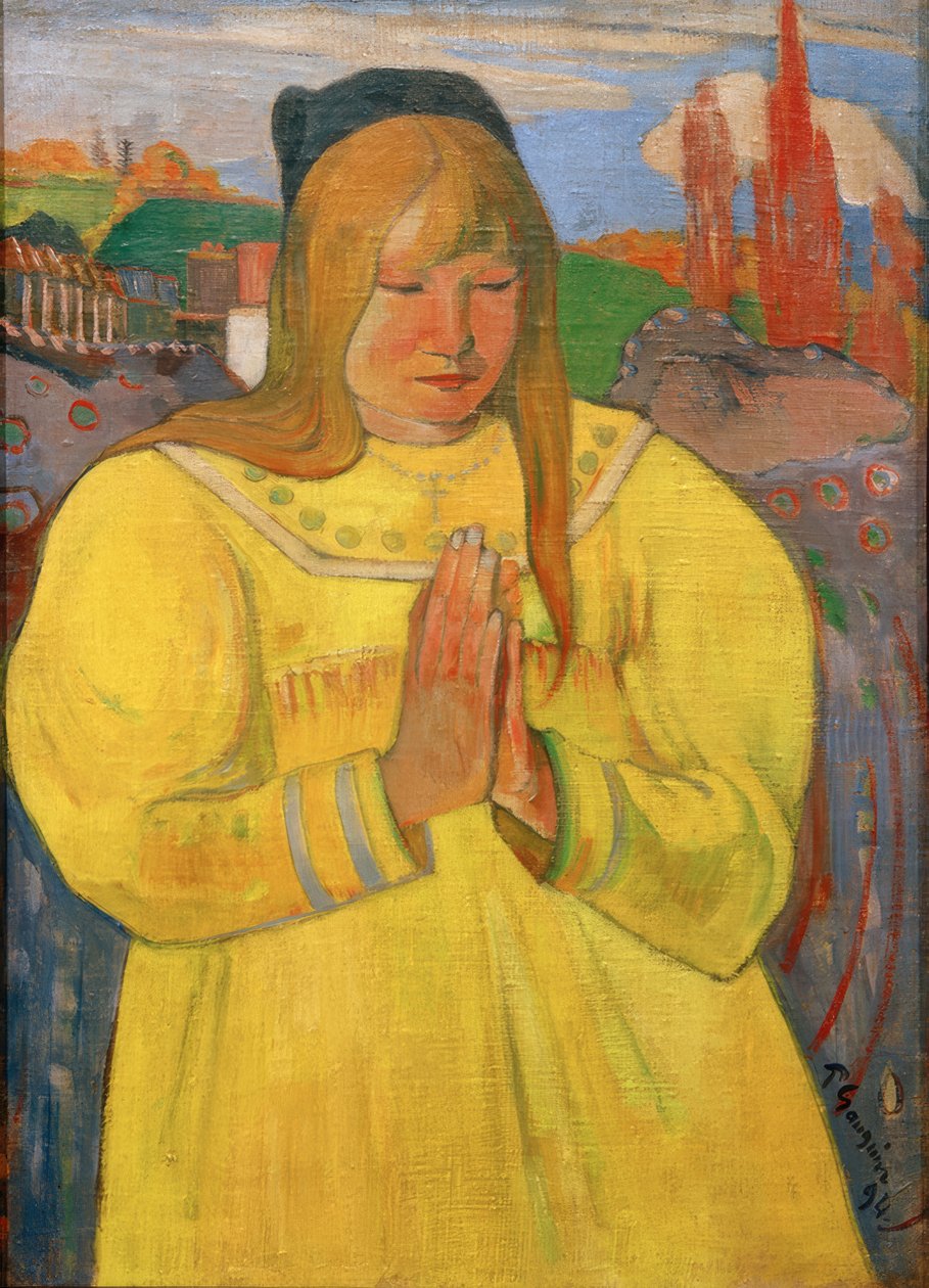 Młody chrześcijanin autorstwa Paul Gauguin