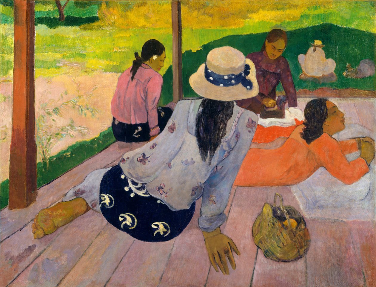 Siesta - Obraz Paula Gauguina (1848-1903) autorstwa Paul Gauguin