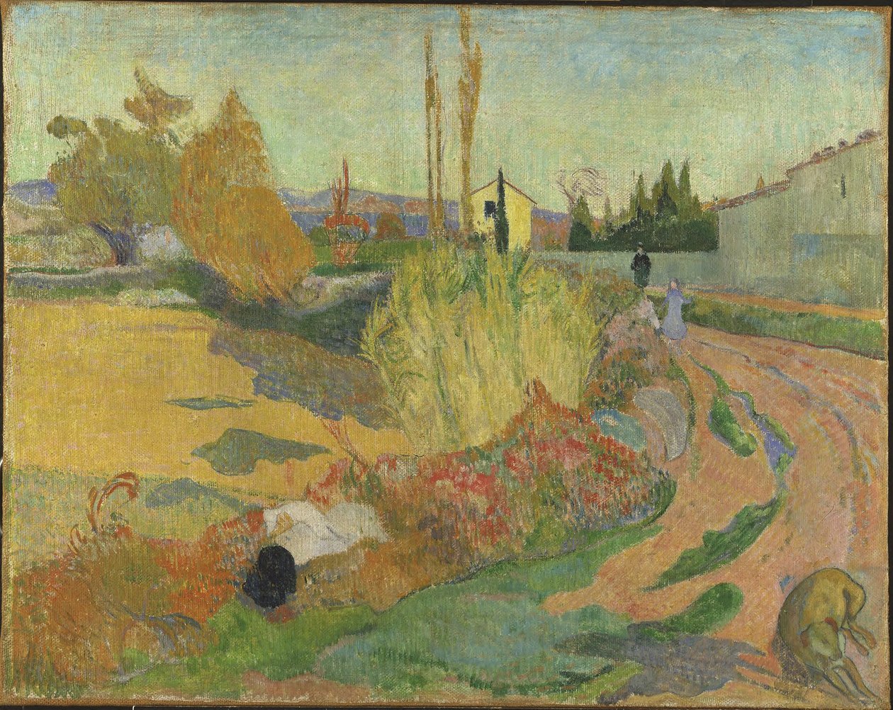 Pejzaż z Arles autorstwa Paul Gauguin