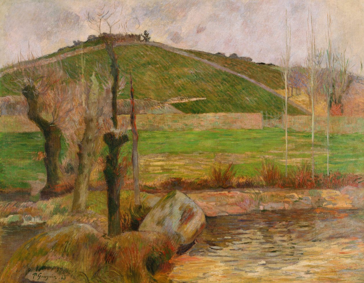 Krajobraz w pobliżu Pont-Aven autorstwa Paul Gauguin