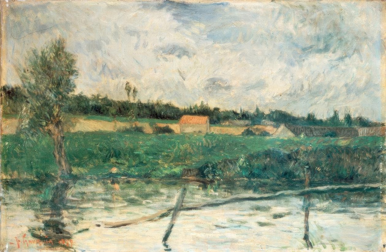 Wieś w Bretanii autorstwa Paul Gauguin