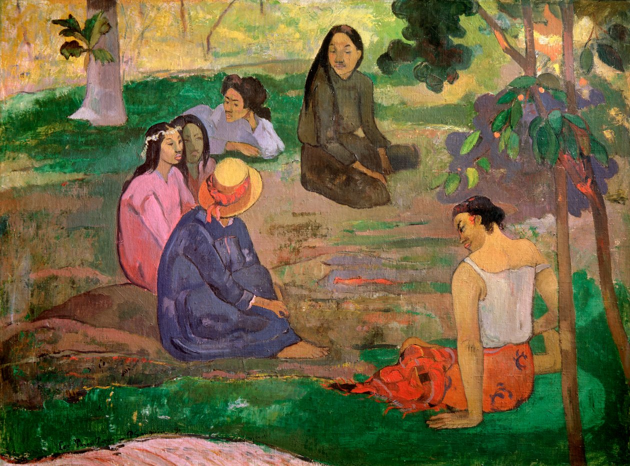 Słowa rozmowy, 1891 autorstwa Paul Gauguin