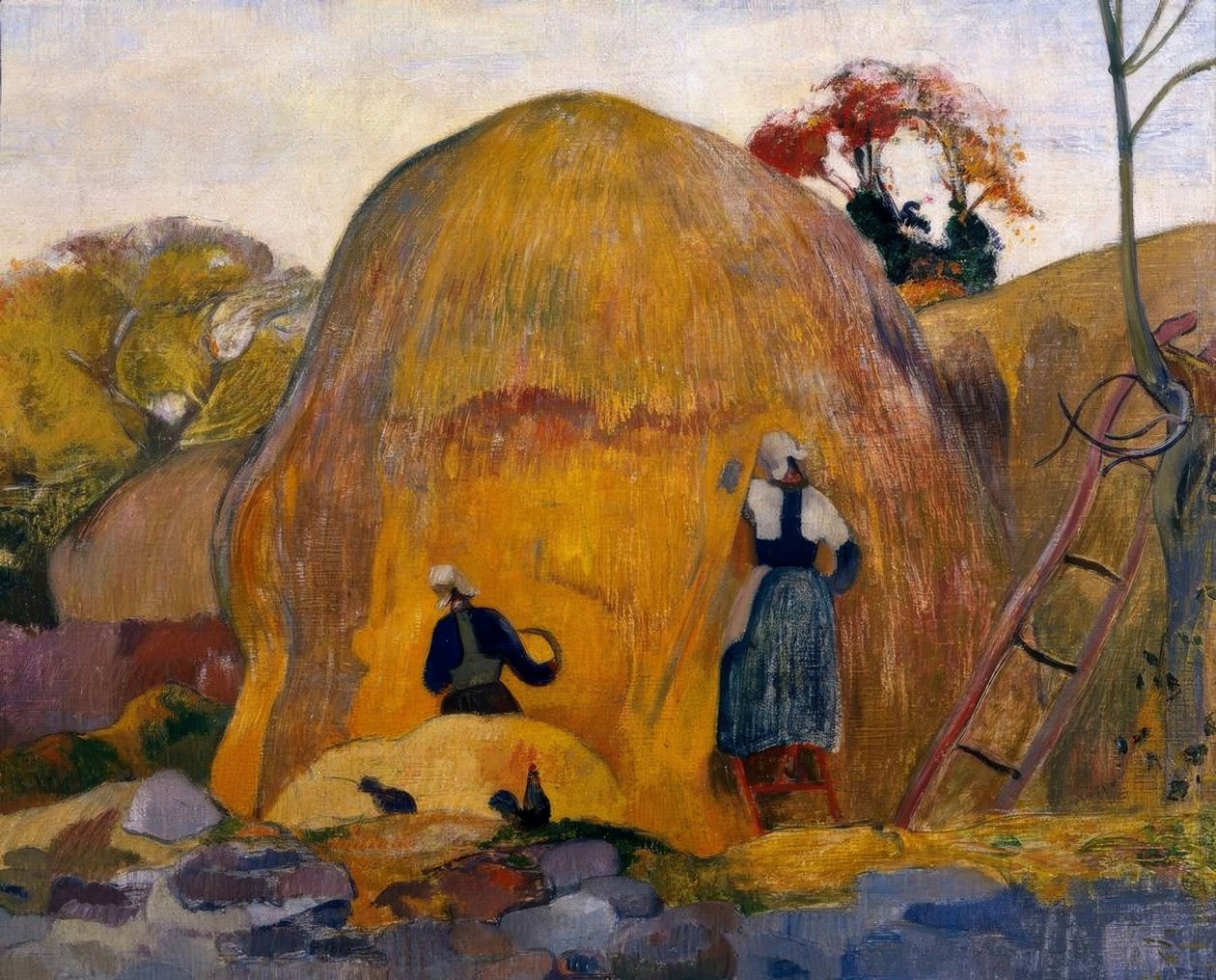 Żółte kamienie młyńskie czy blond żniwa autorstwa Paul Gauguin