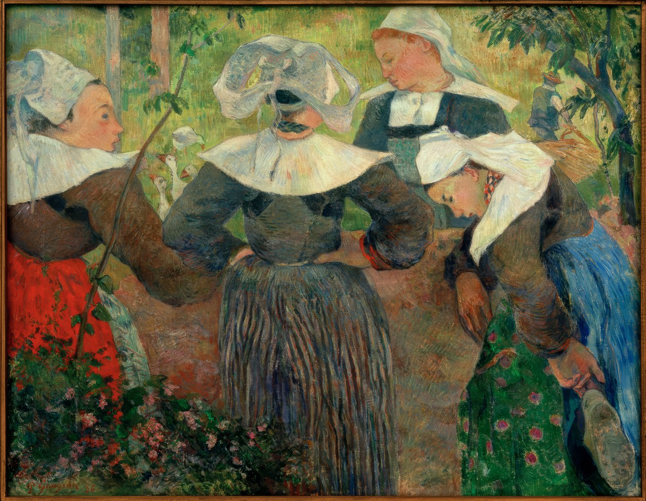 Czterech Bretonów autorstwa Paul Gauguin