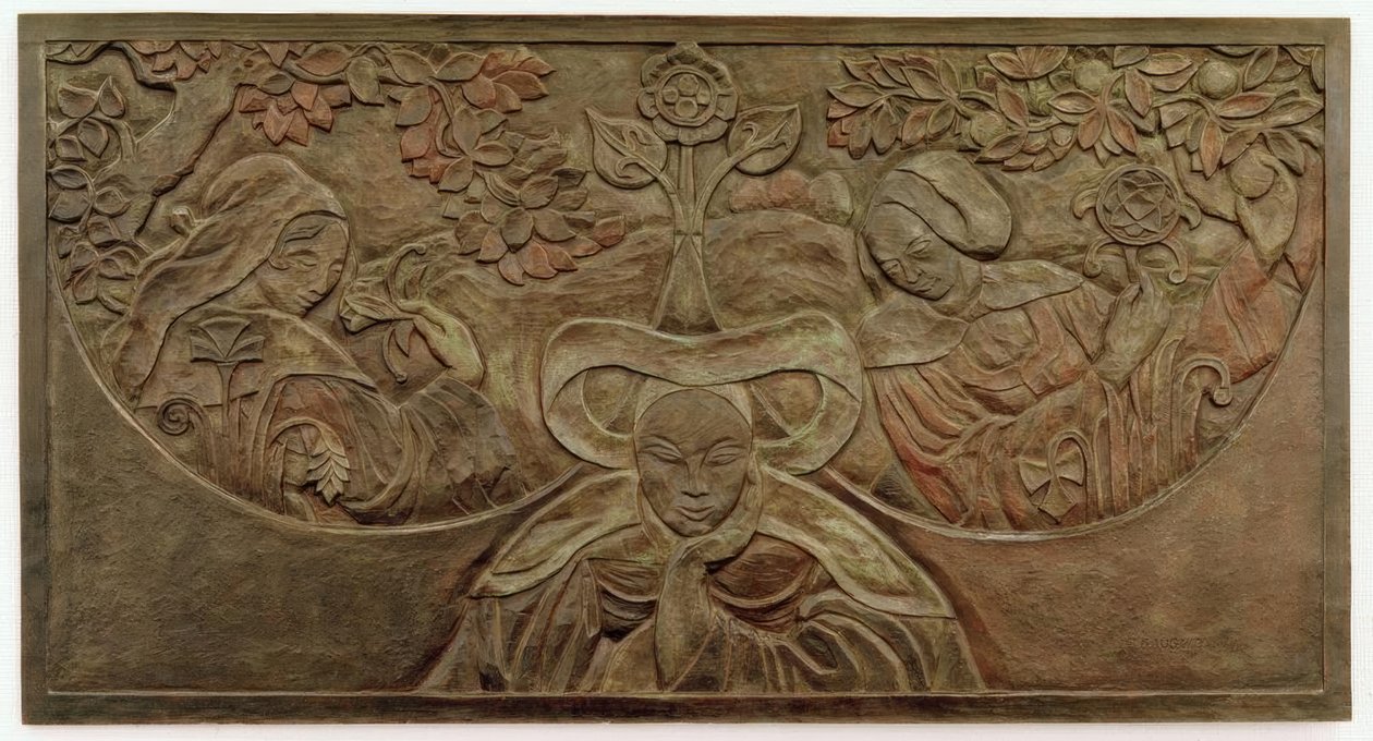 Trzy bretońskie kobiety autorstwa Paul Gauguin