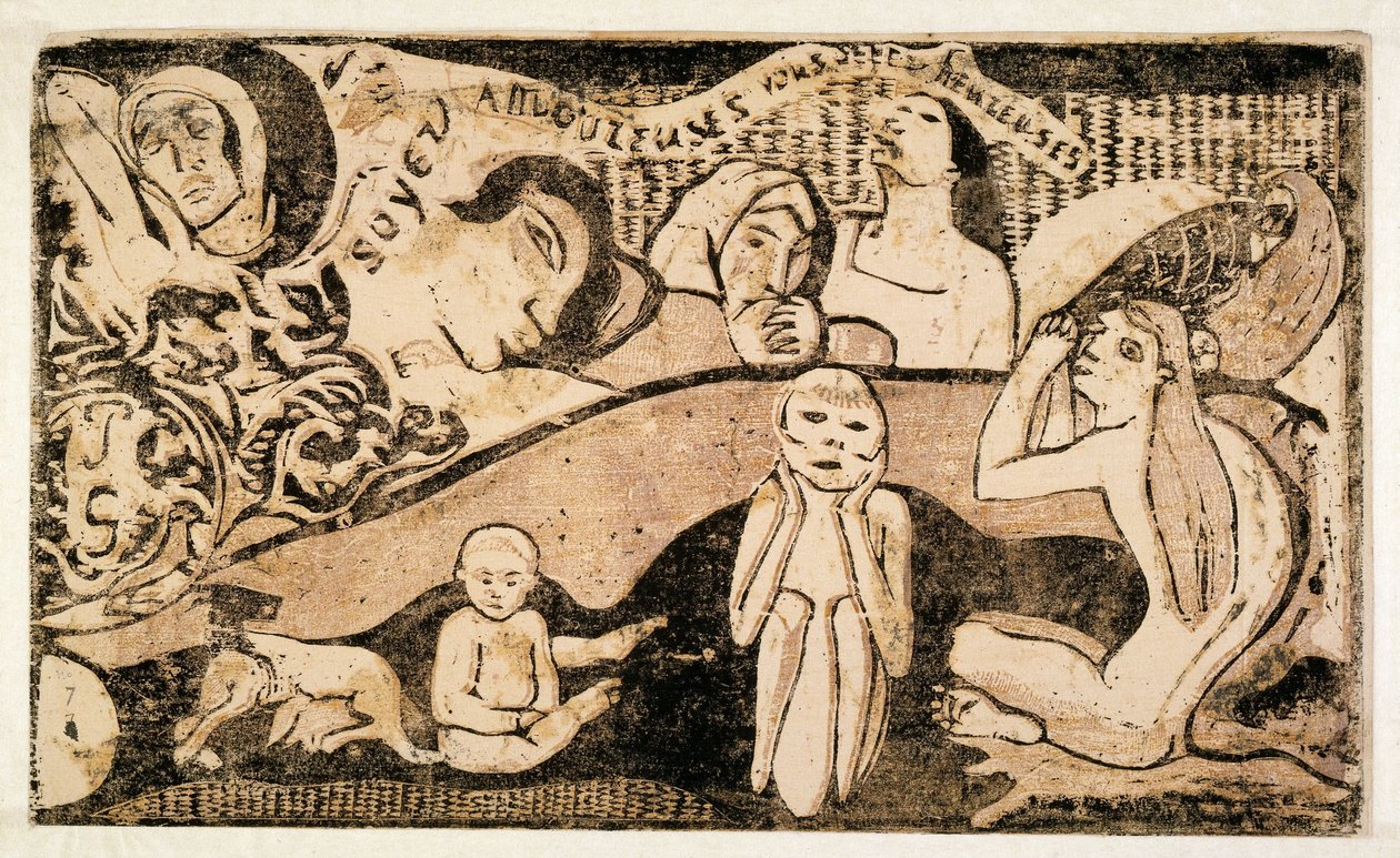 Kochaj, a będziesz szczęśliwy autorstwa Paul Gauguin