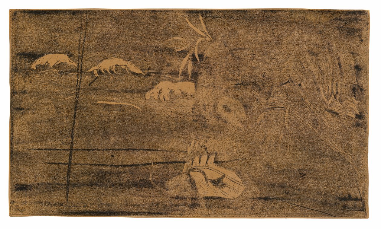 L’univers est créé (Wszechświat powstaje), z Noa Noa Suite autorstwa Paul Gauguin