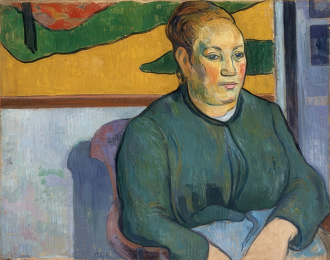 Madame Roulin. 1888 autorstwa Paul Gauguin