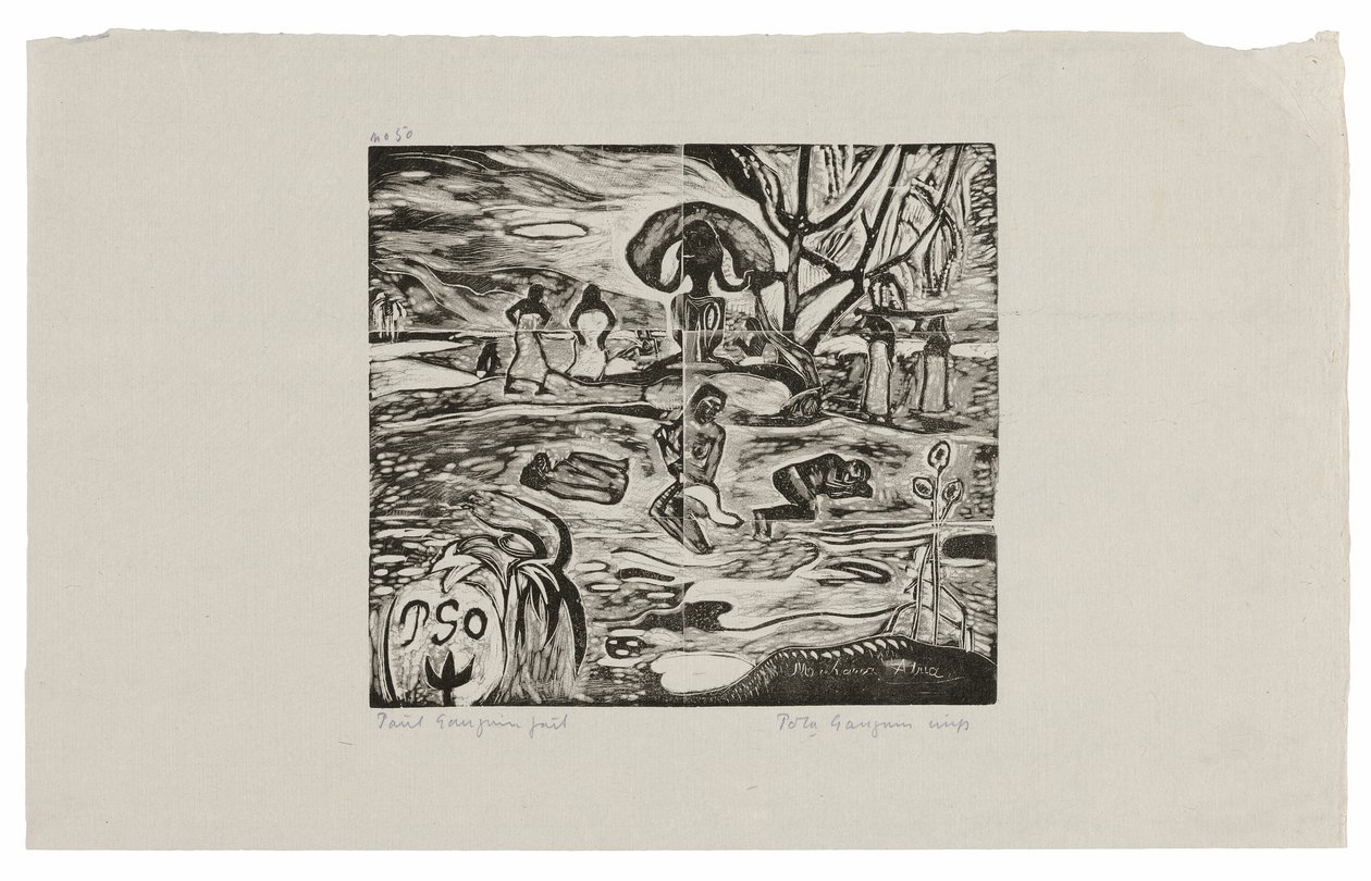 Dzień Boga autorstwa Paul Gauguin