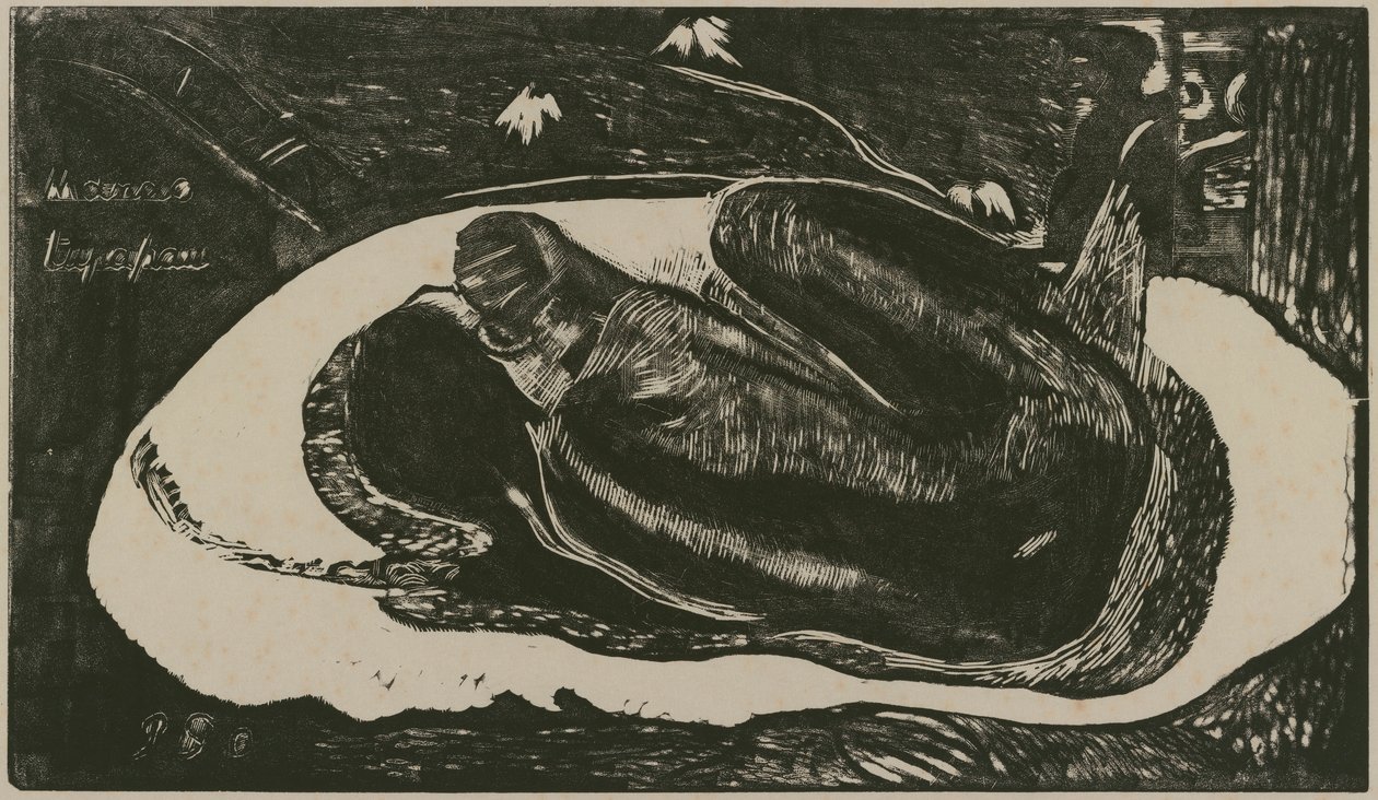 Manao Tupapau (Obserwujący Duch Umarłych) autorstwa Paul Gauguin