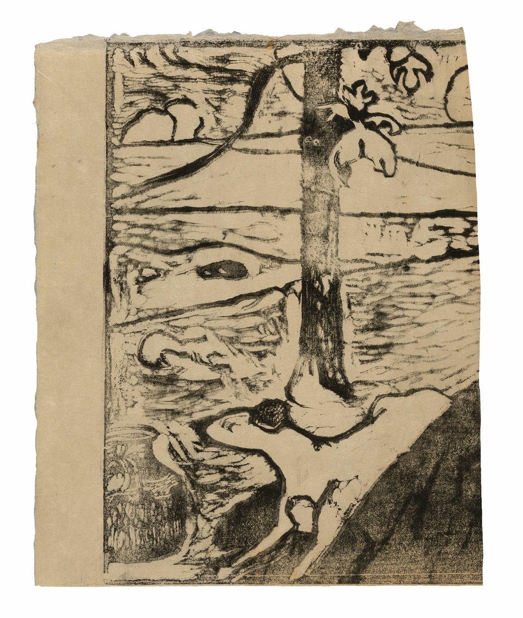 Manao tupapau (Ona myśli o duchu lub Duch myśli o niej) autorstwa Paul Gauguin