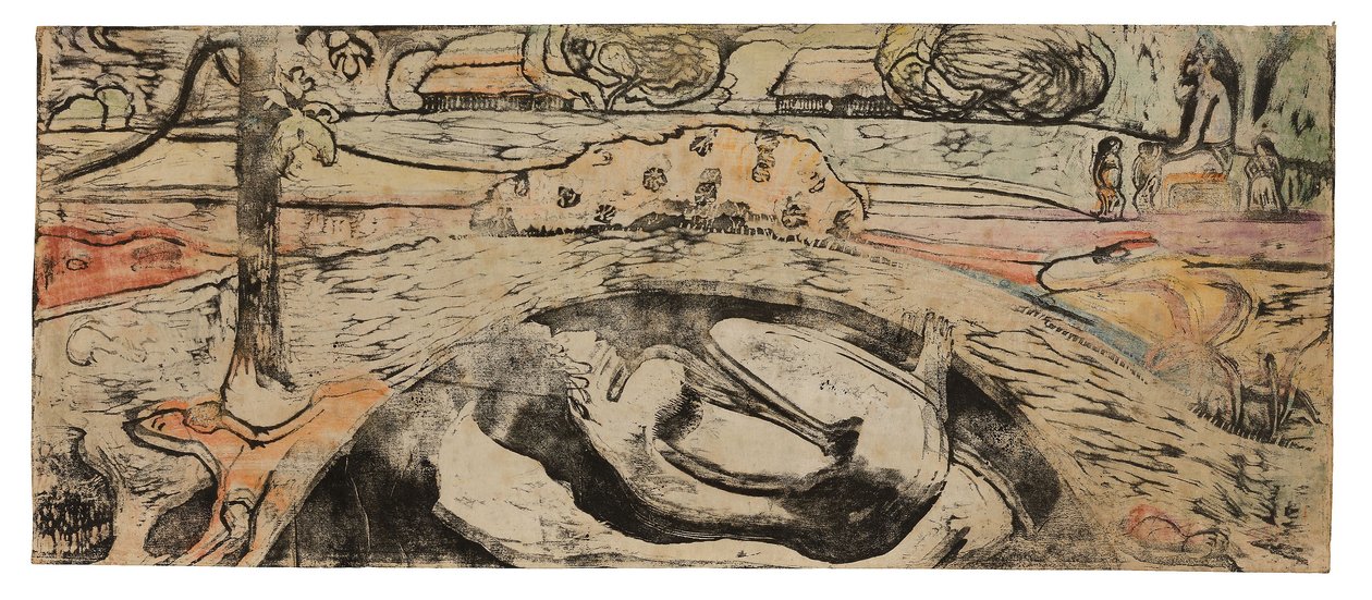 Manao tupapau (Ona myśli o duchu lub Duch myśli o niej) autorstwa Paul Gauguin