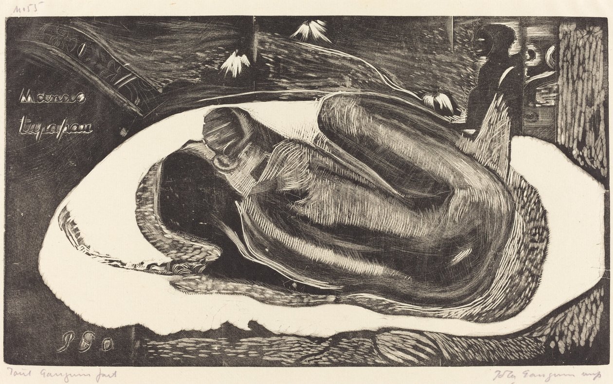 Manoa Tupapau (Nawiedzana przez ducha) autorstwa Paul Gauguin