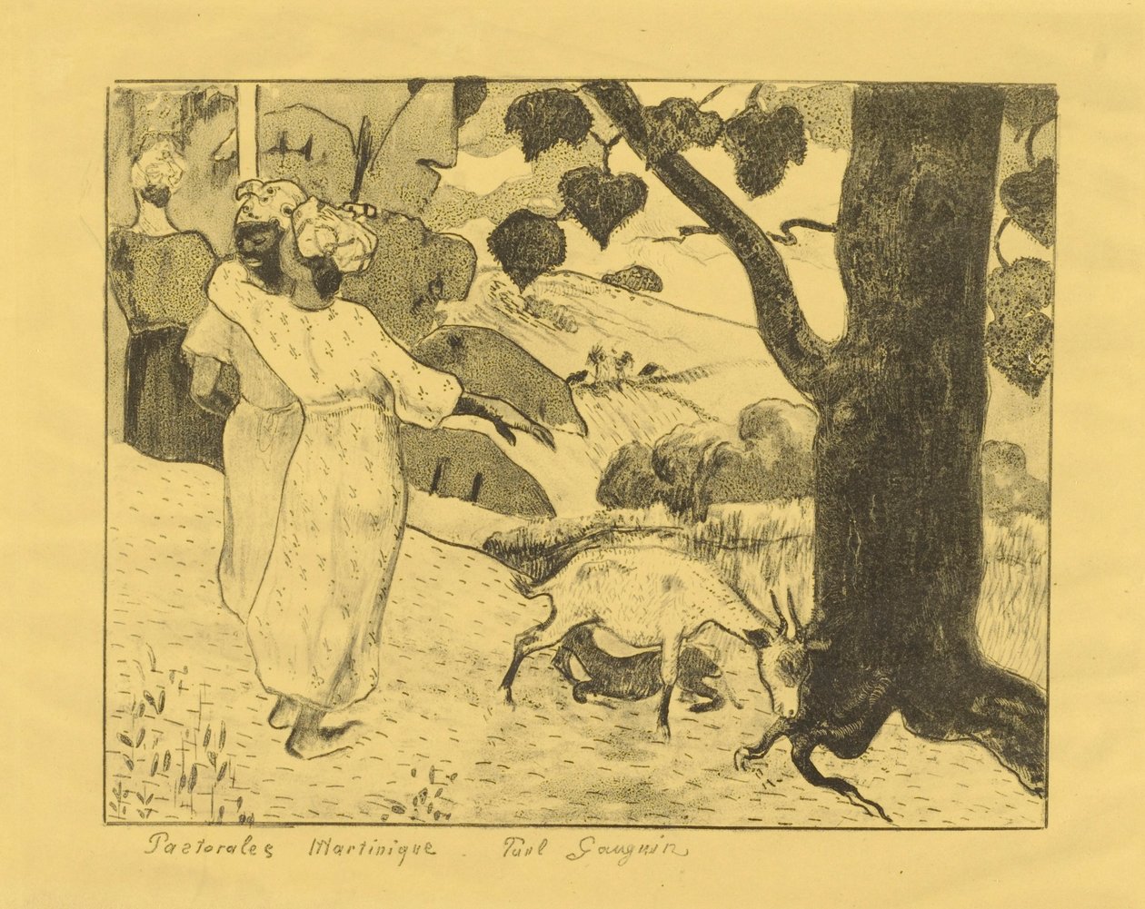 Pastorałki Martyniki autorstwa Paul Gauguin