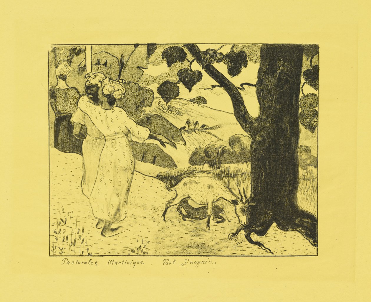 Pastorałki na Martynice, 1889 autorstwa Paul Gauguin