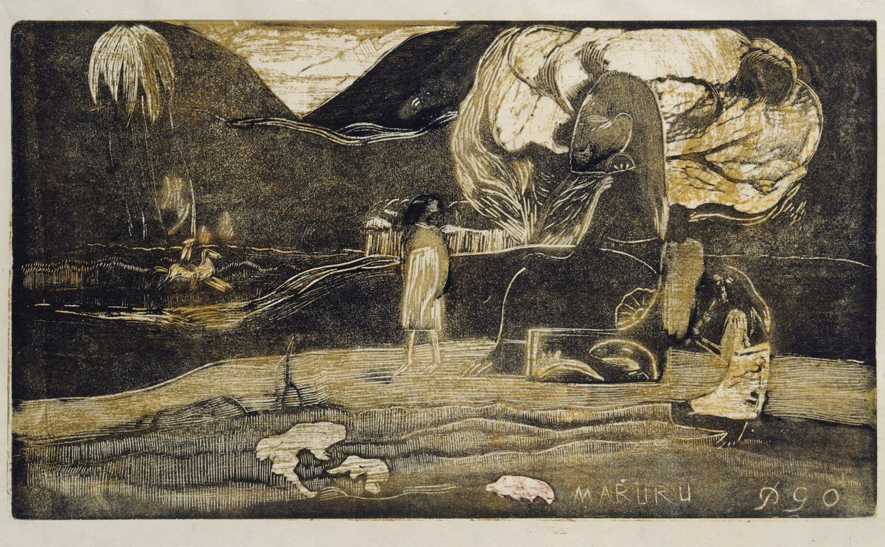 Dziękuję autorstwa Paul Gauguin