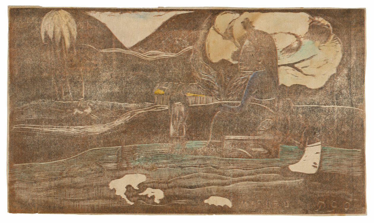Maruru (Ofiary wdzięczności), z pakietu Noa Noa Suite autorstwa Paul Gauguin