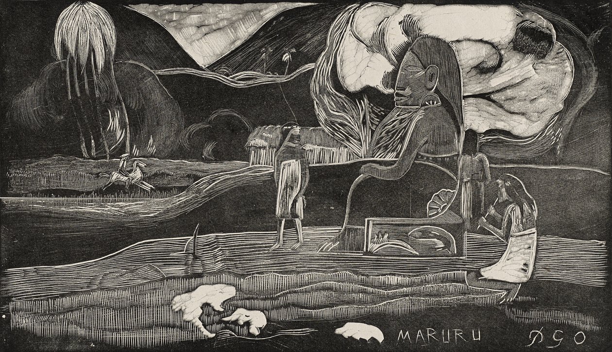 Maruru (Ofiary wdzięczności) autorstwa Paul Gauguin