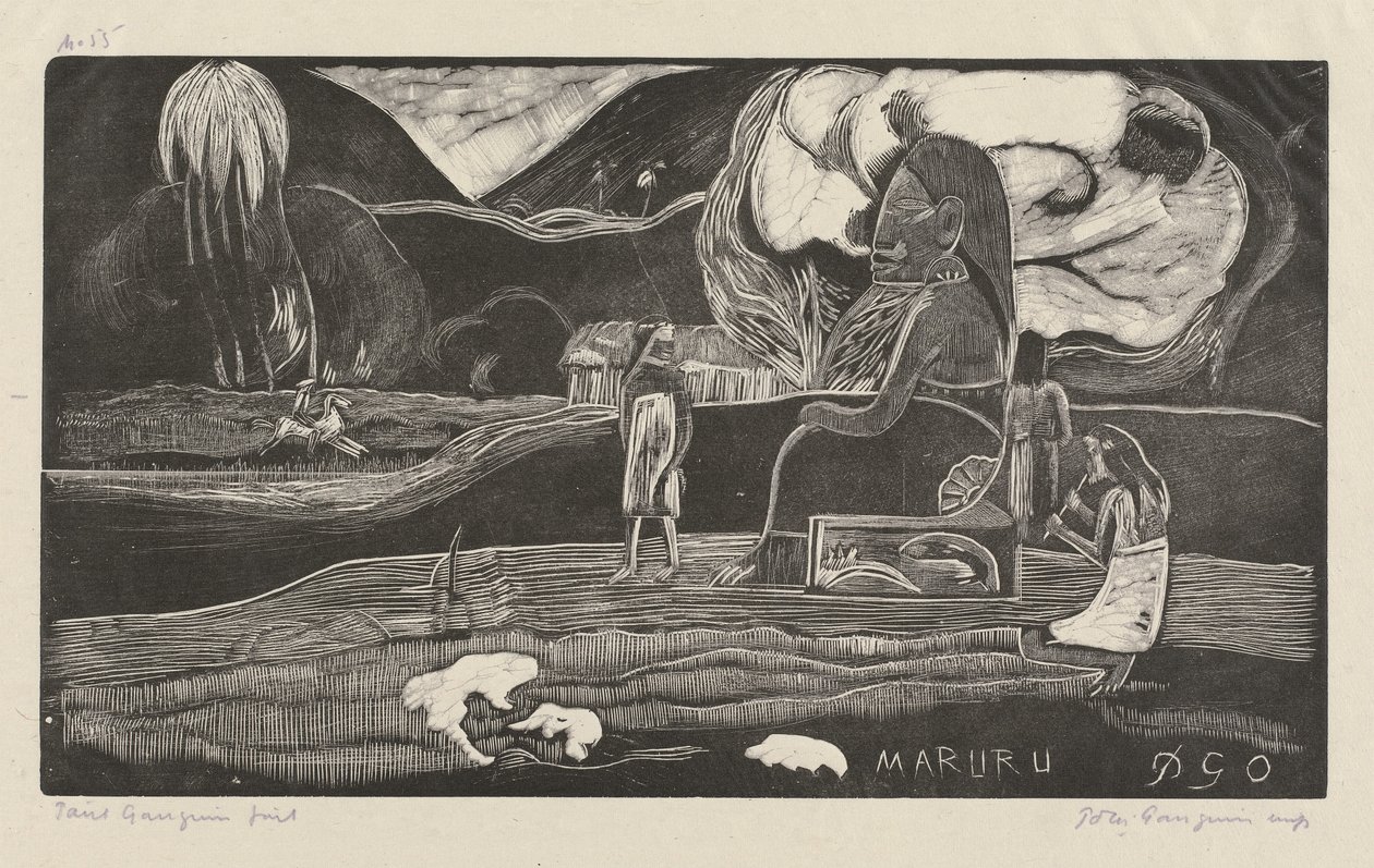 Maruru (Dziękuję) autorstwa Paul Gauguin