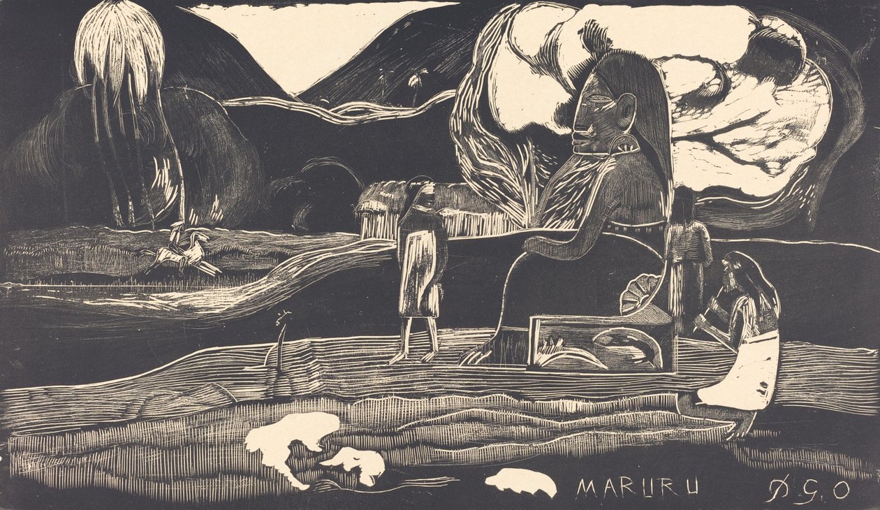 Maruru Dziękuję. autorstwa Paul Gauguin
