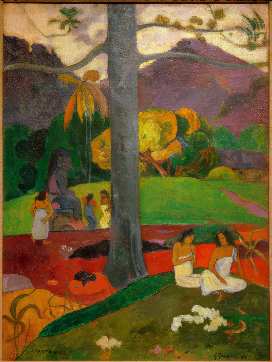 Mata Mua / Dawno, dawno temu autorstwa Paul Gauguin