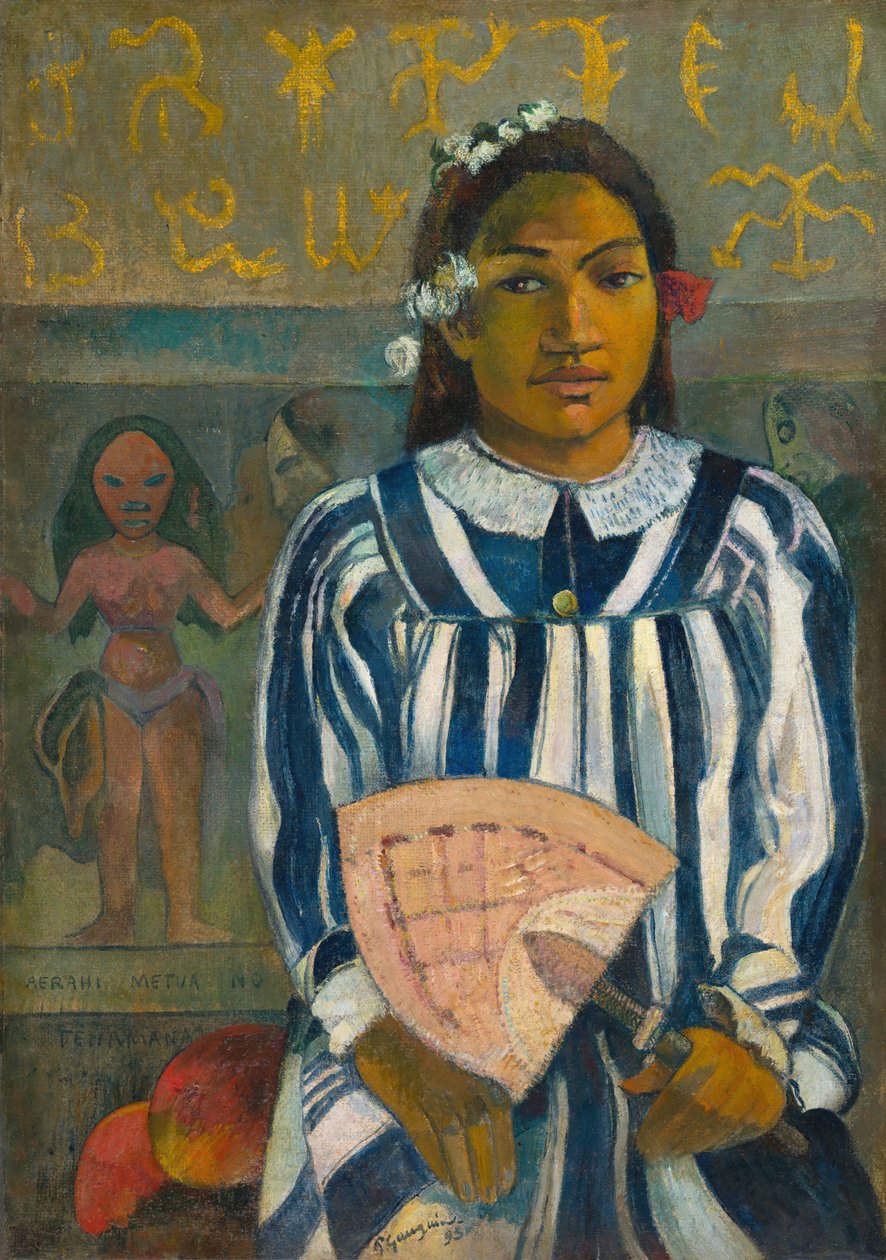 Tehamana ma wielu rodziców lub przodków Tehamany, 1893. autorstwa Paul Gauguin