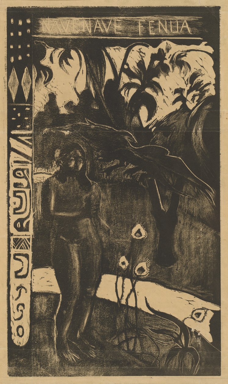 Nawa Nawa Fenua (Wspaniała Kraina) autorstwa Paul Gauguin