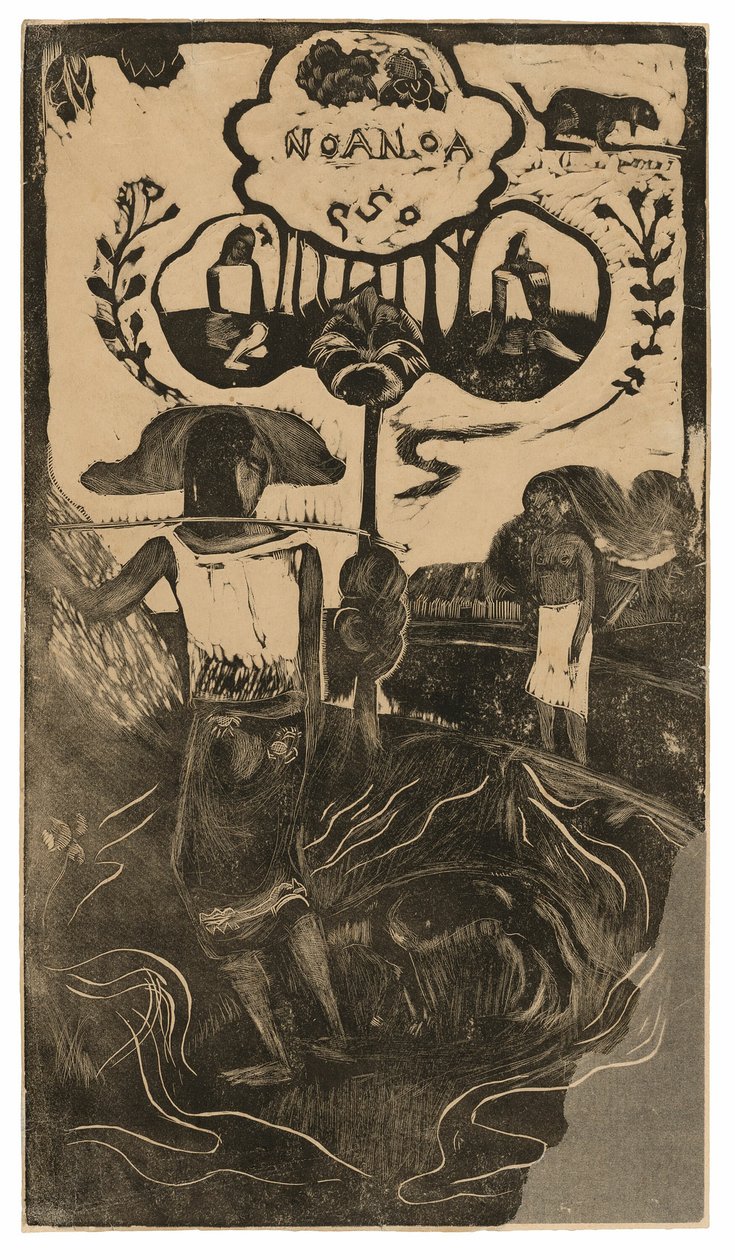 Noa Noa (Pachnący), z Noa Noa Suite autorstwa Paul Gauguin