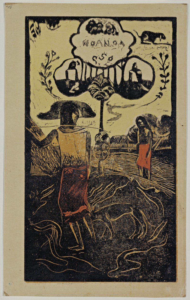 Zapach Noa Noa z serii Noa Noa, 1893-1894 autorstwa Paul Gauguin