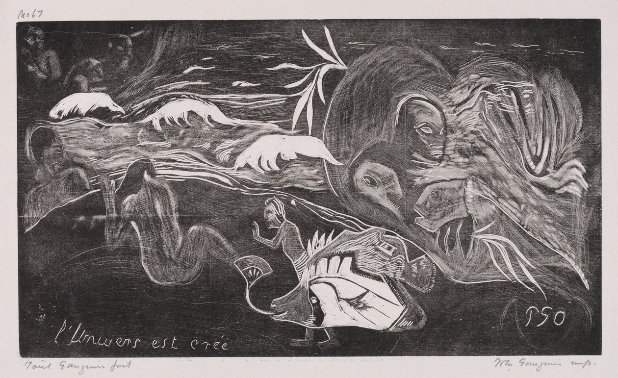 Noa Noa: Wszechświat został stworzony autorstwa Paul Gauguin