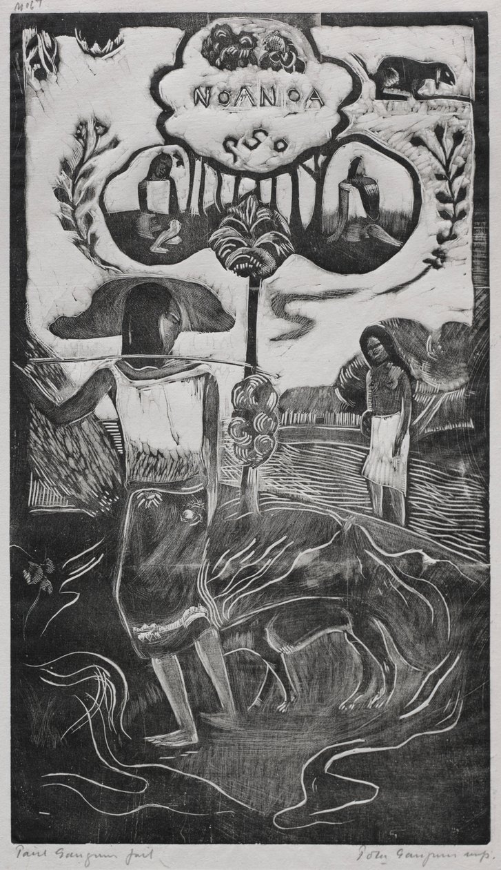 Noa Noa: Pachnący zapach Noa Noa, 1893 -94. autorstwa Paul Gauguin
